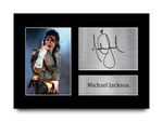 Michael Jackson Signed King of Pop Printed Autograph Photo Memorabilia Gift