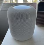 Apple HomePod 2nd Gen White Smart Speaker, Siri Voice Control, Wi‑Fi Bluetooth