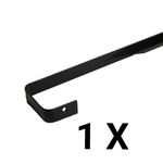 1 X STUK Straight Kitchen Worktop Black Gloss Butt Joint Trim Cover 630mm X 30mm