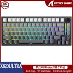ATTACK SHARK X820Ultra Tri-mode Gasket Mechanical Keyboard Wireless Type-C Wired
