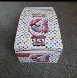 Pokemon 151 bundle box empty 
