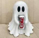 Halloween New COCA-COLA Ghost Figurine Holding Diet Coke Can No drinks US
