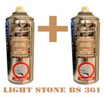 Light Stone BS 361 Desert Camo Matte Spray Paint 400ml | 2 Pack | Military Model