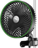 VIVOSUN AeroWave Grow Tent Clip Fan 6",wifi Control 10 Speed,IP-54,1-PACK