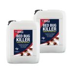 Bed Bug Killer, 2 x 5 L, Long-Lasting, Odourless, Insecticide, Spear & Jackson