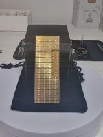 Dunhill Rollagas Gold Diamond Cut Pattern In Excellent Condition