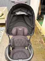 Bentley Kids 6-in-1 Trike Tricycle 3-in-1 Bike with Basket in Black