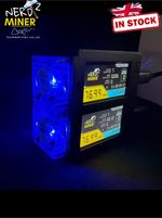 RGB Cooled Nerd Miner v2 - Dual Solo Bitcoin Miners - Crypto Lottery Miner S19