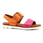 Lunar Gabby Womens Sandals Orange Strap Adjustable Ankle Strap Cushioned