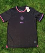 PSG "Paris Noir" Special Edition Concept Jersey - Black with Pink/Purple Accents