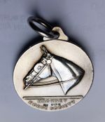 HACKNEY HORSE SOCIETY SILVER MEDAL. HALLMARKED