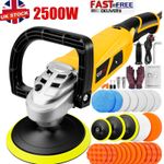Electric Car Polisher Sander Buffer Polishing Machine Kit 2500W-Variable 7 Speed