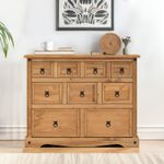 Corona Merchant Chest Sideboard Drawers Solid Pine 4+3+2 by Mercers Furniture®