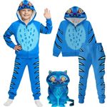Kpop Demon Hunters Derpy Tiger Costume Mask Coat Pants Outfit Party Fancy Dress