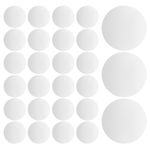 Reusable Acrylic Biconvex Lens Set 50Pcs for Handheld Magnifier Physics Tools
