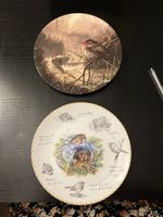 2 Collectors Plates Featuring Robins Wedgwood Danbury Mint Bradford Exchange