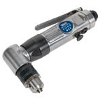 Sealey Air Angle Drill 10mm Reversible 90° Right Angle 90psi SA26
