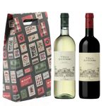 Villa Antinori Red & White Italian Wine Christmas Gift Box 2 x 75cl
