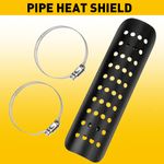 Universal Exhaust Muffler Pipe Heat Shield Cover Heel Guard Motorbike Motorcycle