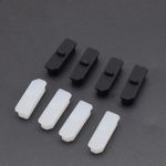 Soft Silicone Black Clear Cap Display Port Interface Silicone Plug for Laptop