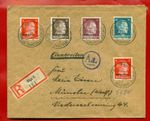 1943 GERMANY LATVIA REGISTERED COVER CANCEL RIGA OSTLAND 559