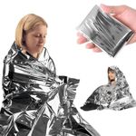 4 Pack Emergency Blanket Thermal Foil Survival First Aid Kit Camping Rescue UK