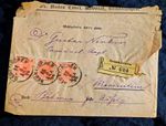 Austria 1899 Registered Cover Neunkirchen Bohemia R-Letter to Aussig (Usti)