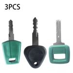 3pcs green Series Ignition Starter Keys for Volvo Wheel Loader  C001F 11444208