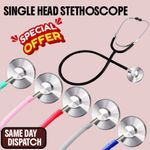 Stethoscope Single Head EMT Doctor Nurse Vet Pro Medical Student Health Care UK