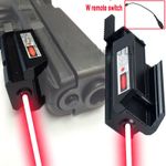 Compact Pistol Red Laser Sight With Remote Switch for Glock Handgun w/20mm Rail