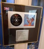 Meat Loaf - Bat out of Hell II 1993 Record Sales award. 3X Platinum. By Framous.