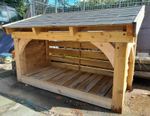 Rustic Styled Heavy Duty Wide Log Store