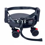 Golf Bag Wheel Base Easy Assembly Rolling Golf Golf Bag Stand Adjustable Strap