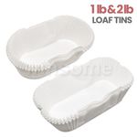 Non Stick 1lb 2lb 40Pack Set Loaf Tin Liners Paper Cake Tins Baking Grease Proof