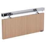 Sliding Heavy Door Track Gear System 120kg/1200mm Heavy Duty Top Hung Kit Set