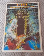 T-Rex Futuristic Dragon 1976 Tour Programme & signed Marc Bolan paper Cutting 