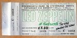 LED ZEPPELIN KNEBWORTH 1979 ORIGINAL COMPLETE UNTORN CONCERT TICKET 11 AUGUST UK