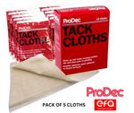 ProDec Tack Cloths Decorators Cloths Tack Rags Painters Rags tac - Pack of 5
