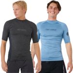 Rip Curl Mens Dawn Patrol UPF Perf Short Sleeve Rash Vest