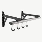Almost Perfect - Stashed SpaceRail Bike Storage System Wall Sliding Hook Rack