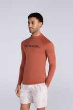 Animal Sonny Mens Long Sleeve Logo Rash Vest Raglan Sleeved Swim Wear UPF 50