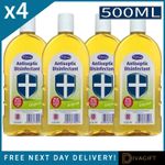4 x DR JOHNSONS ANTISEPTIC DISINFECTANT ORIGINAL CONCENTRATED LIQUID 500ML NEW