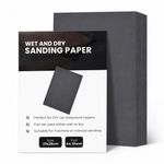 Wet Dry Sandpaper Sheet Sand Paper 40 - 3000 Grit Machine Manual Sanding A4 Size