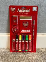 100% OFFICIAL ARSENAL FOOTBALL CLUB ACTIVITY PACK - 10 PIECE SET