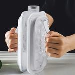 Ice Cube Maker - Creative Folding Ice Bottle for Kitchen Bar Use - Plastic Mold