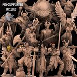 Gate Adventure Miniatures | Tabletop Fantasy Resin Miniatures | BTB