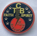 Elvis Presley  'Taking Care of Business' pin badge. TCB,  Gracelands,