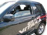 Wind Deflectors Fits Suzuki Grand Vitara Mk2 2005-2015 3-Door SWB 2-Pcs Set Heko
