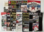 11x British Grand Prix F1 Programmes 1972-1987 - Silverstone And Brands Hatch