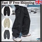 Unisex Board Ski Snowboard Pants Outerwear Loose Fit Waterproof Casual Baggy